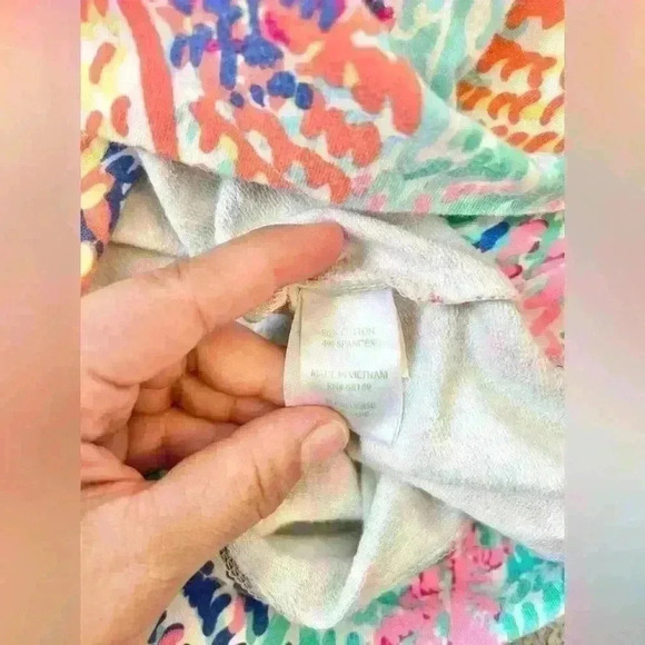 Lilly Pulitzer UPF 50+ Tammy French Terry Dress Pink Style# 81656 - Picture 6 of 8